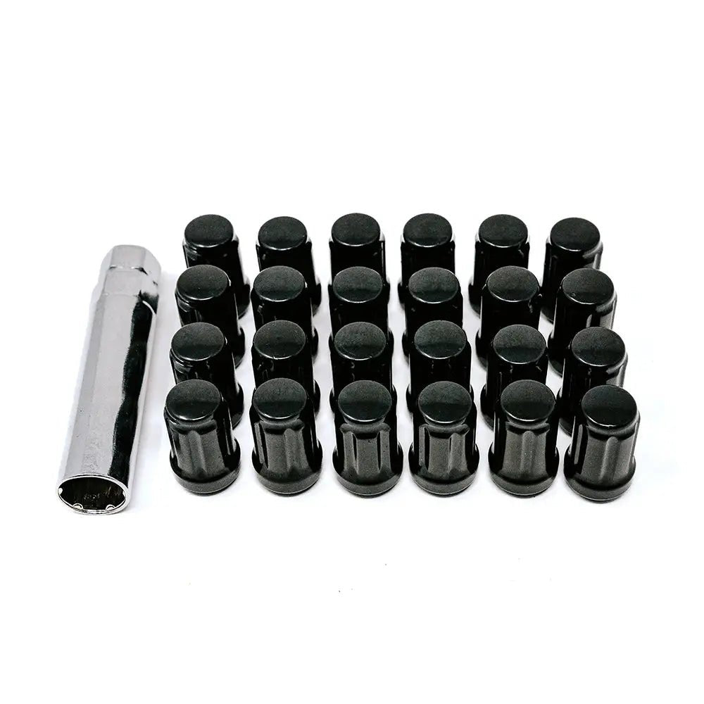 12X1.50 SPLINE 6 LUG KIT 1.38" BLACK - Get it from Bo