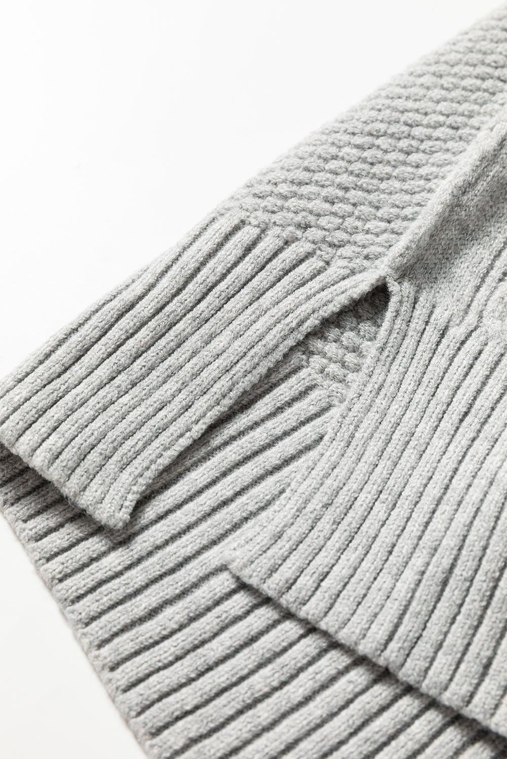 Sofia Ribbed Trim Loose Sweater