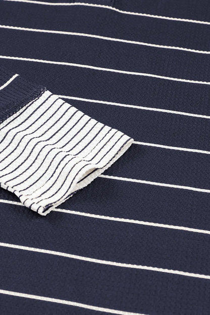 Simone Henley Waffle Knit Top