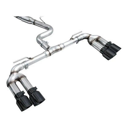 AWE 22-24 Audi 8Y S3 Track Edition Exhaust  - Diamond Black Tips NP Motorsports
