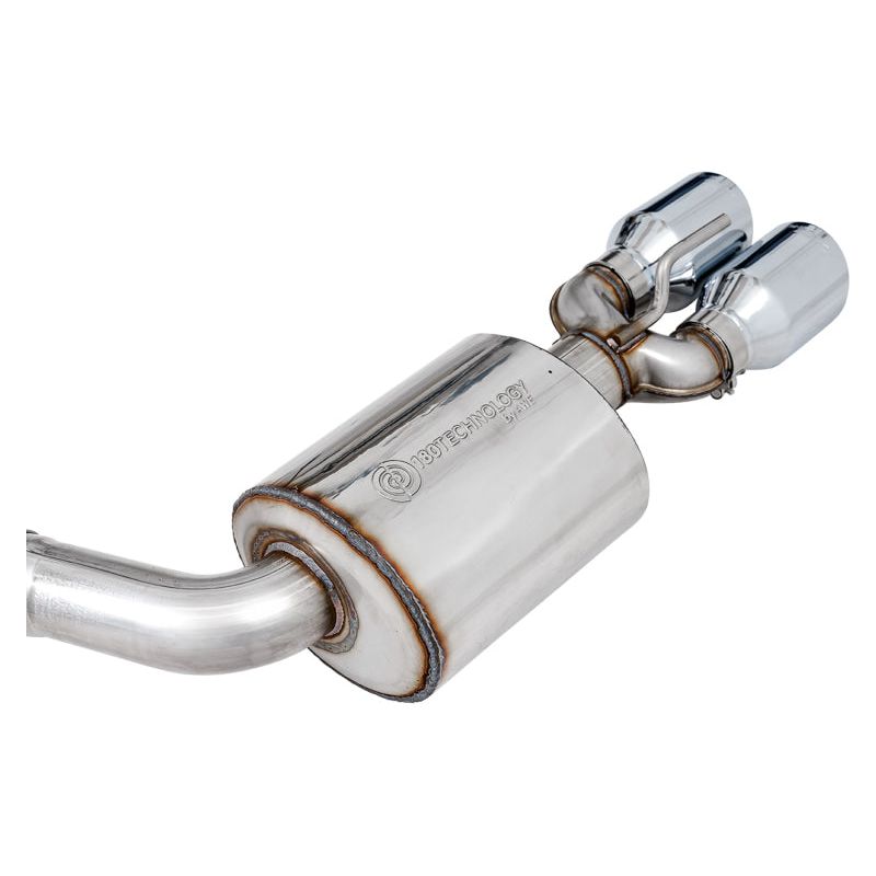AWE Tuning 2015+ Dodge Challenger 6.4L/6.2L Non-Resonated Touring Edition Exhaust - Quad Silver Tips NP Motorsports