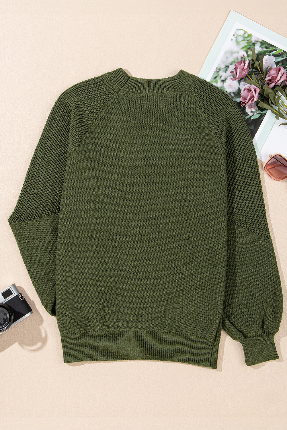 Maren Raglan Sleeve Pullover Sweater