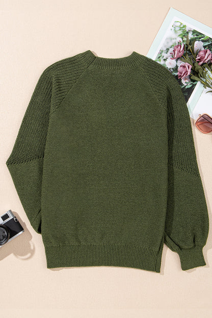 Maren Raglan Sleeve Pullover Sweater