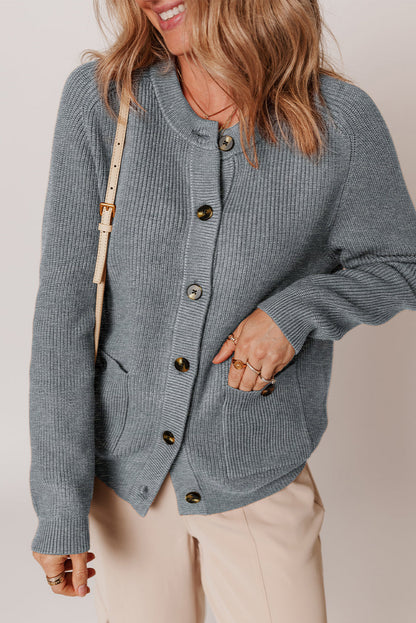 Samara Chunky Front Cardigan Sweater