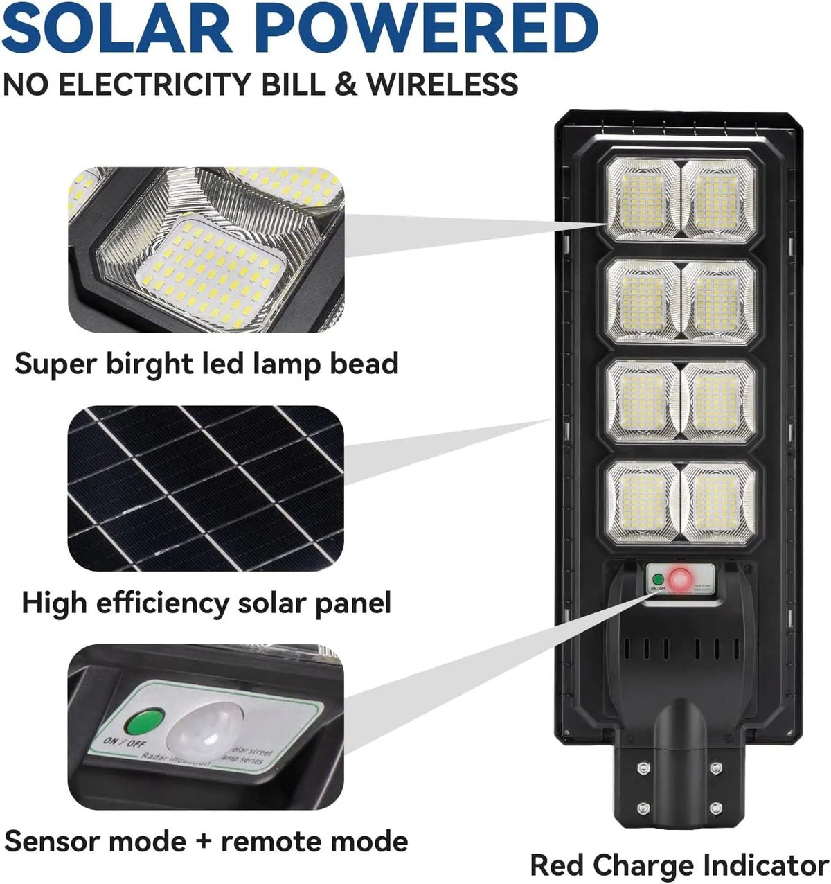 150W 200W solar street lights - ES03 Series - Get it from Bo