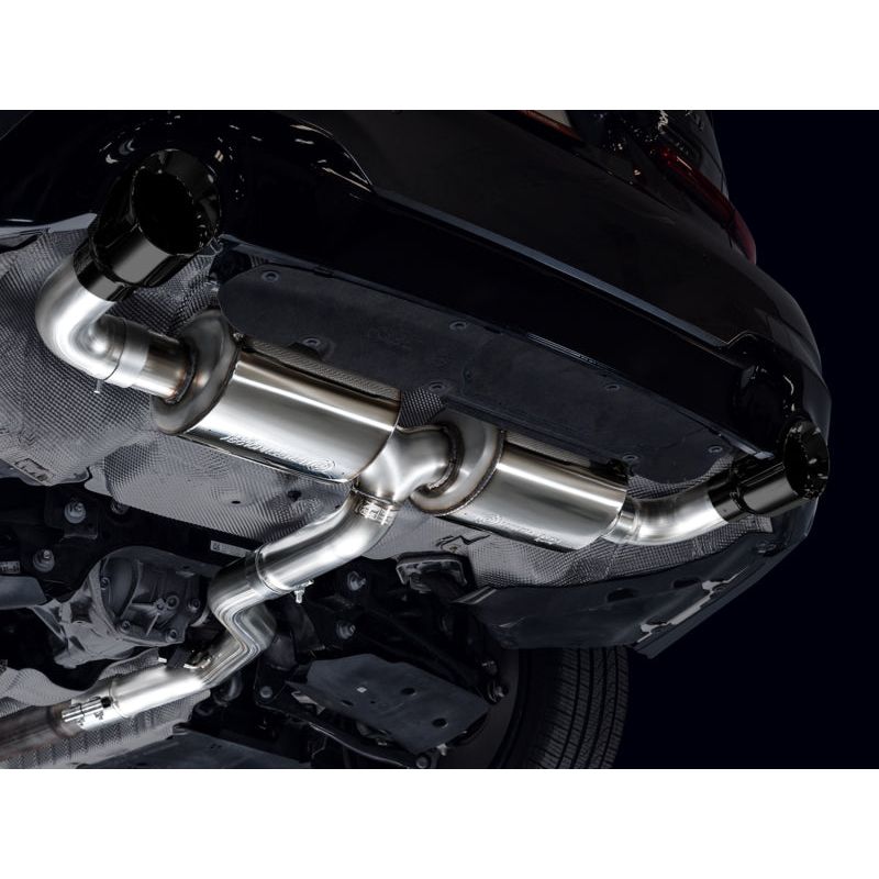 AWE 19-23 BMW 330i / 21-23 BMW 430i Base G2X Touring (Excl.Conv) Axle Back Exhaust - Diamond Black NP Motorsports