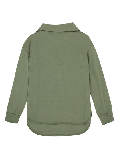 Zip Up Funnel Neck Sweater Anna-Kaci Wholesale