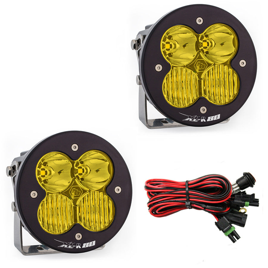 Baja Designs XL-R 80 LED Auxiliary Light Pod Pair | Universal Dunes 2 Dezert SXS