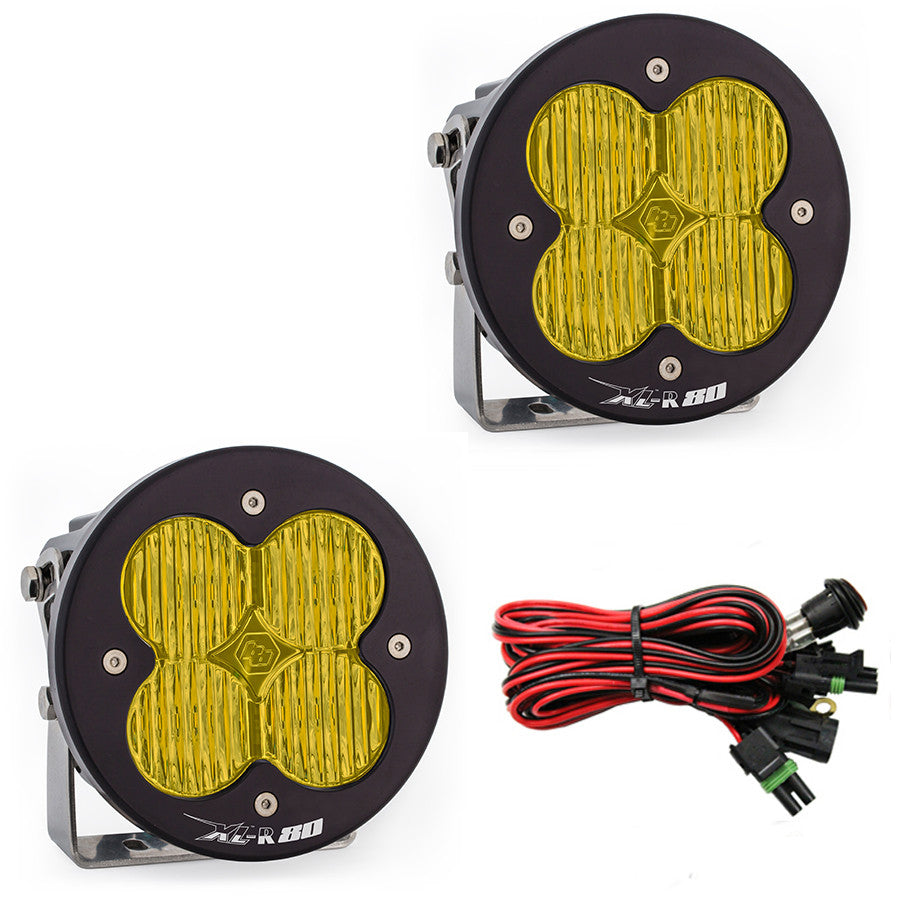 Baja Designs XL-R 80 LED Auxiliary Light Pod Pair | Universal Dunes 2 Dezert SXS