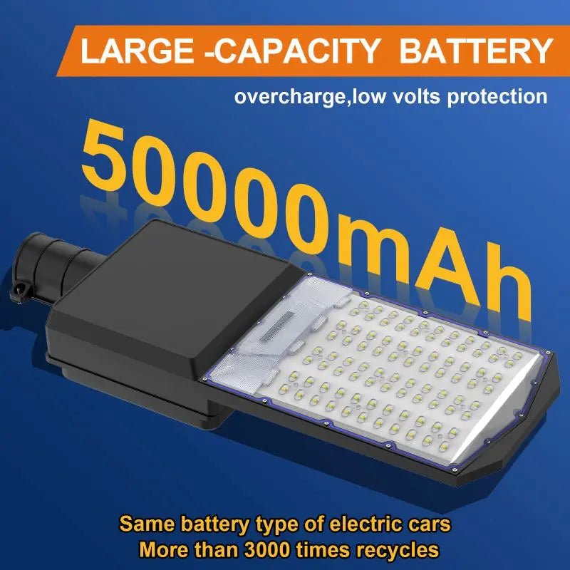 1800W Solar Street Light with 20ft /16ft Pole - Get it from Bo