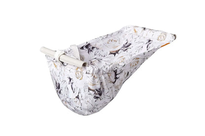 Baby Shopping Cart Hammock | Coming Up Roses Beautiful Floral Print Binxy Baby