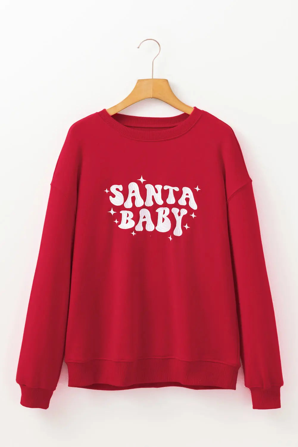 Harper Embroidered Crewneck Christmas Sweatshirt