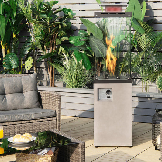 41,000 BTU Propane Patio Heater with Metal Hood ShipItFurniture