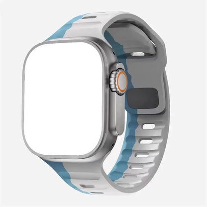 Sport Band Compatible with Apple Watch Bands 49/45/44/42/41/40 /38 Men Women Soft Silicone Band Get it from Bo