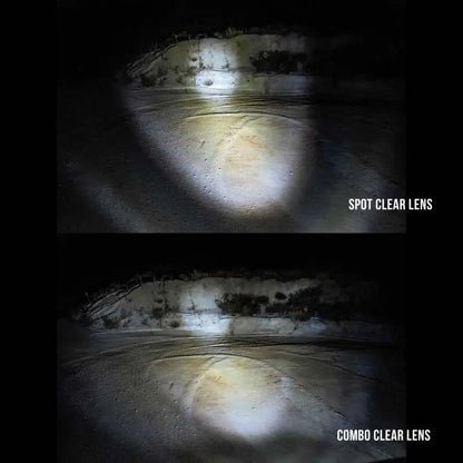 KC HiLiTES FLEX ERA LED Clear Combo Beam Lens for Light Bars Dunes 2 Dezert SXS