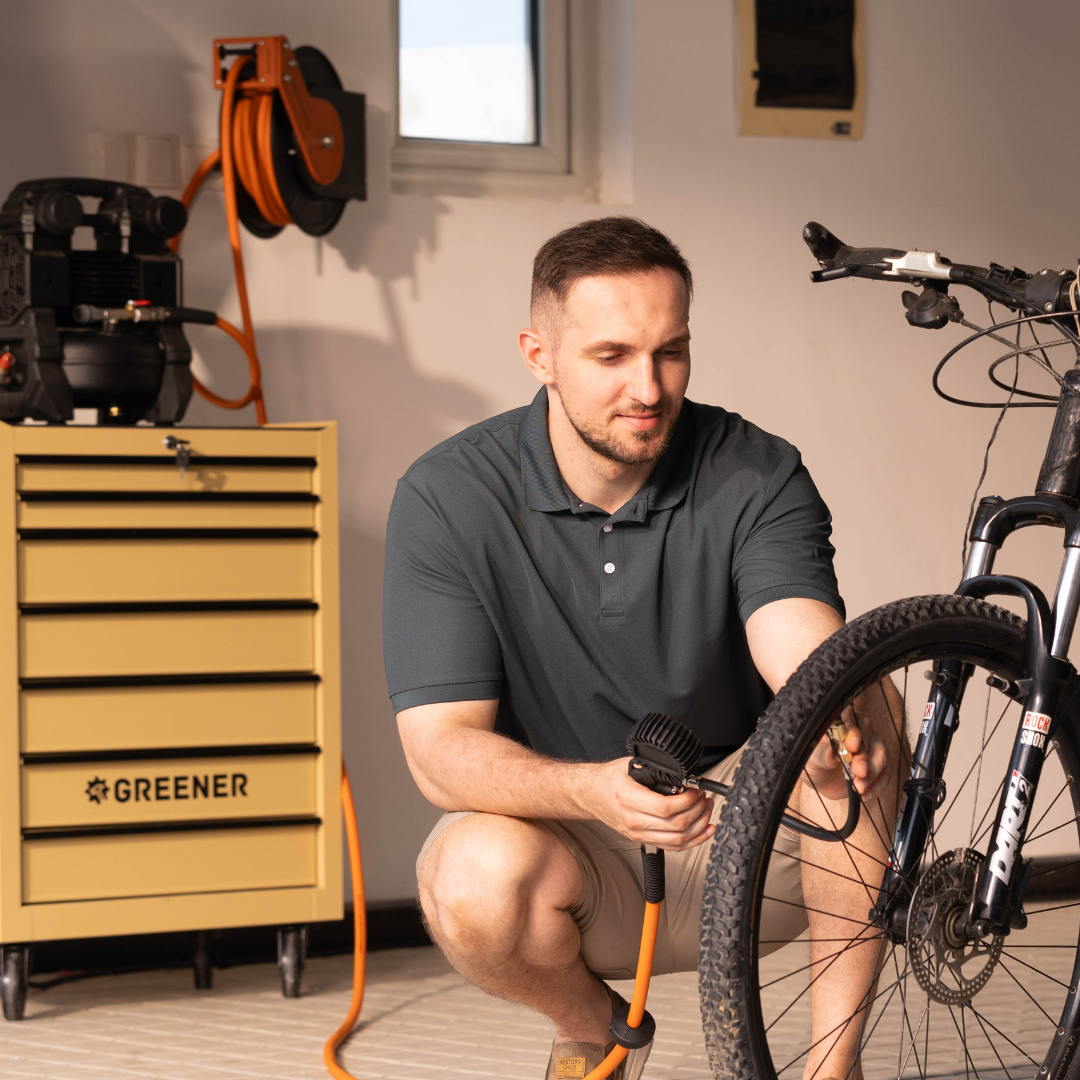 Retractable Air Hose Reel-Alloy Steel Reel-3/8in 25ft-50ft