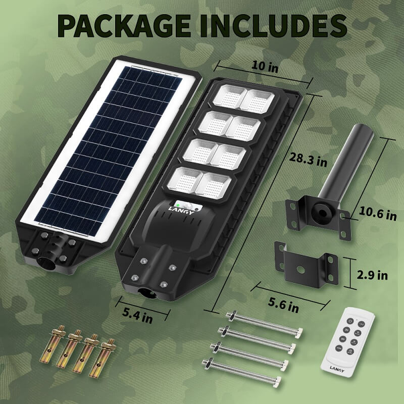 Powereful Solar Green Feeder Light for Hunting-25,000 lumens Langy Solar Lights