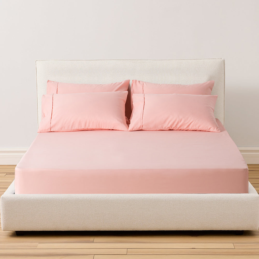 Kasentex All Season Deep Pocket Fitted Sheet Set with Pillowcases, Room Decor, Graduation Gifts Kasentex