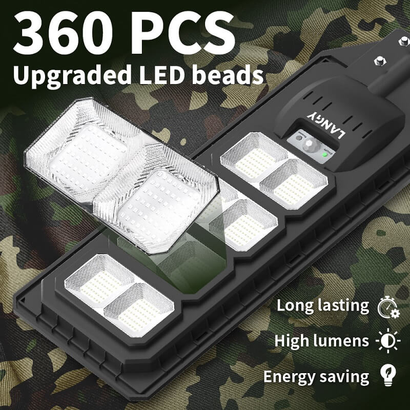 Powereful Solar Green Feeder Light for Hunting-25,000 lumens Langy Solar Lights