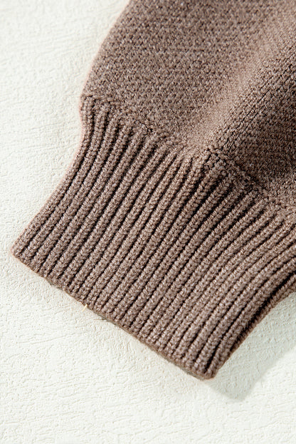 Eleanor Half Zipper Stand Sweater