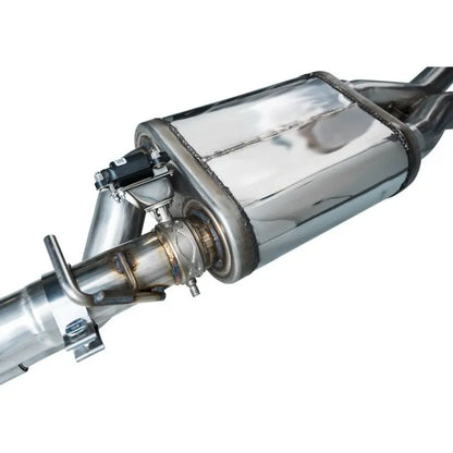 AWE Tuning 22-24 Ford Bronco Raptor 4WD Dual BashGuards Cat-Back SwitchPath Exhaust (No Tips) NP Motorsports