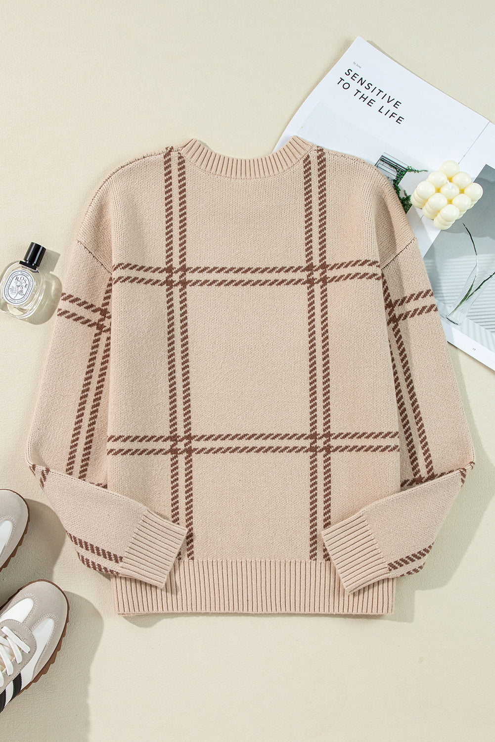 Madison Knitted Drop Shoulder Sweater
