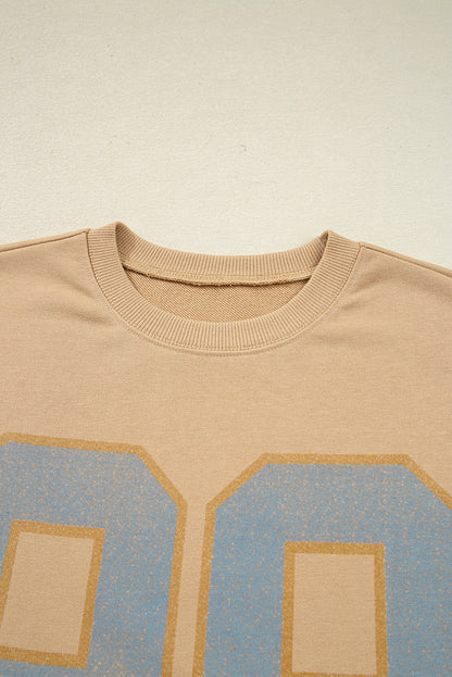 Macy Drawstring Hemline Oversize Long Sleeve Top