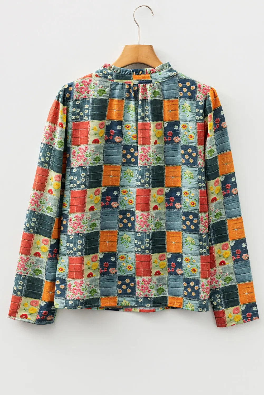 Sarajana Half Placket Collared Blouse