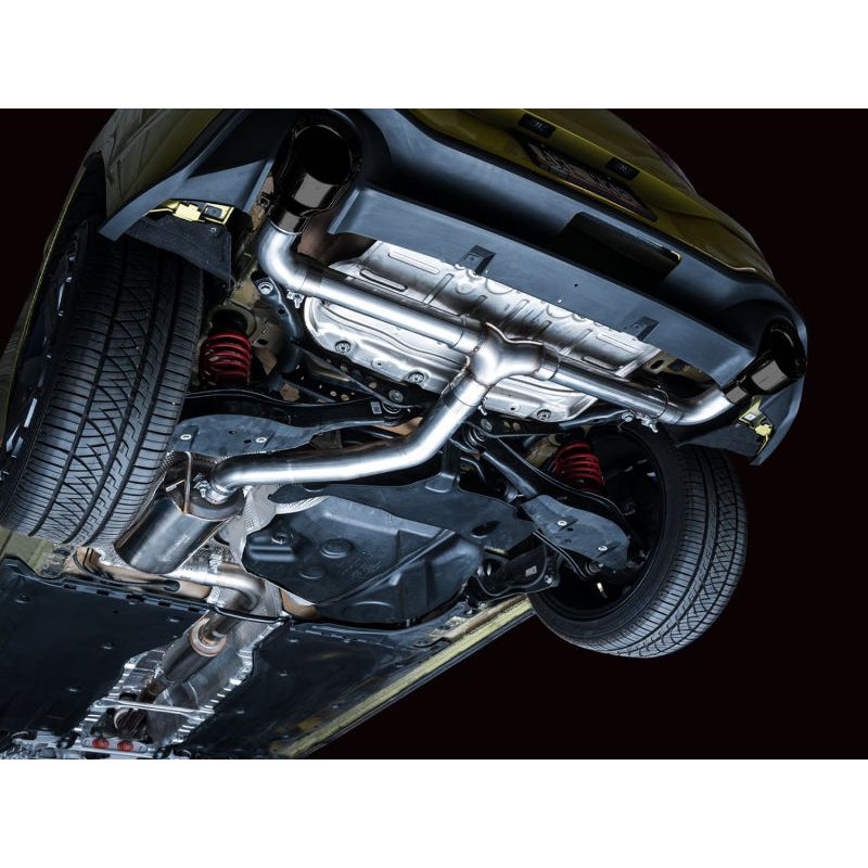 AWE 2022 VW GTI MK8 Touring Edition Exhaust - Diamond Black Tips NP Motorsports