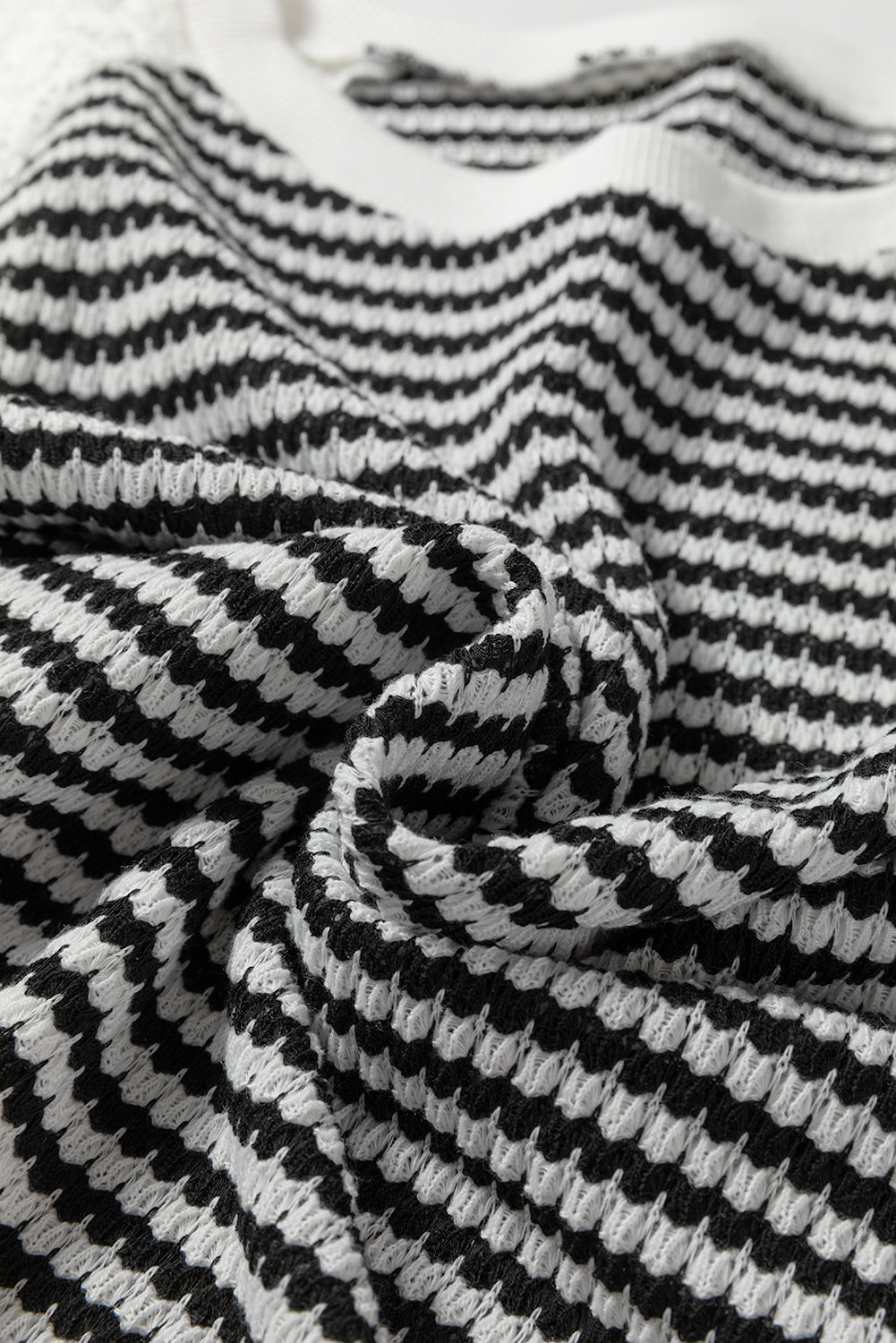 Taylor Hollowed Lace Patchwork Long Sleeve Top