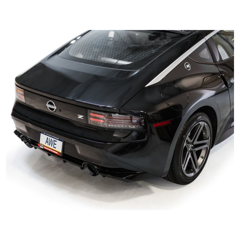 AWE 2023 Nissan Z RZ34 RWD Track Edition Catback Exhaust System w/ Diamond Black Tips NP Motorsports
