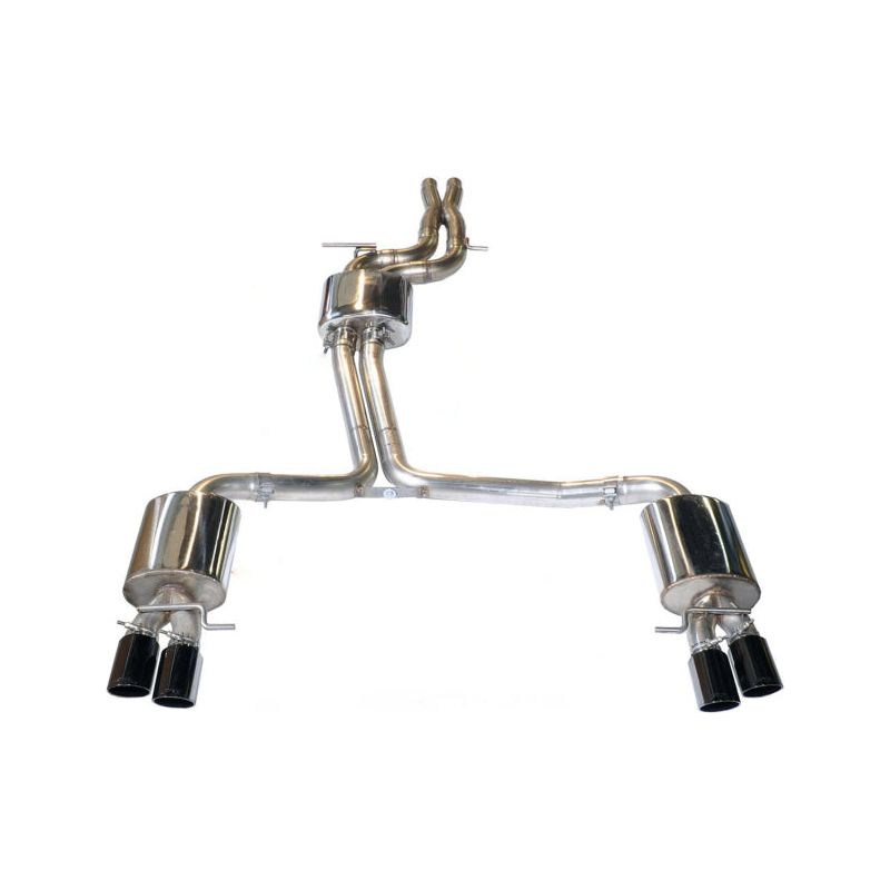 AWE Tuning Audi B8 / B8.5 S4 3.0T Touring Edition Exhaust - Diamond Black Tips (90mm) NP Motorsports