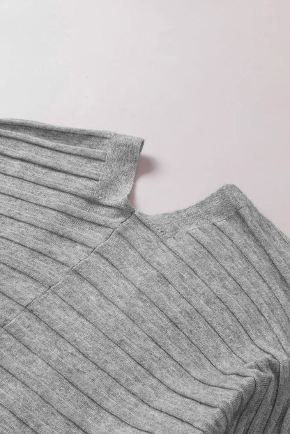 Lolatara Open Front Knit Cardigan