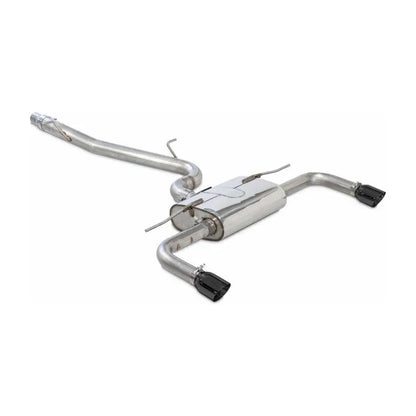 AWE Tuning Audi 8V A3 Touring Edition Exhaust - Dual Outlet Diamond Black 90 mm Tips NP Motorsports