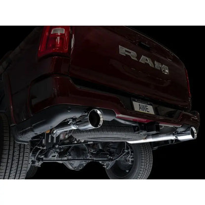 AWE 25+ RAM 1500 3.0TT 0FG Catback Touring Exhaust - Chrome Silver Tips NP Motorsports