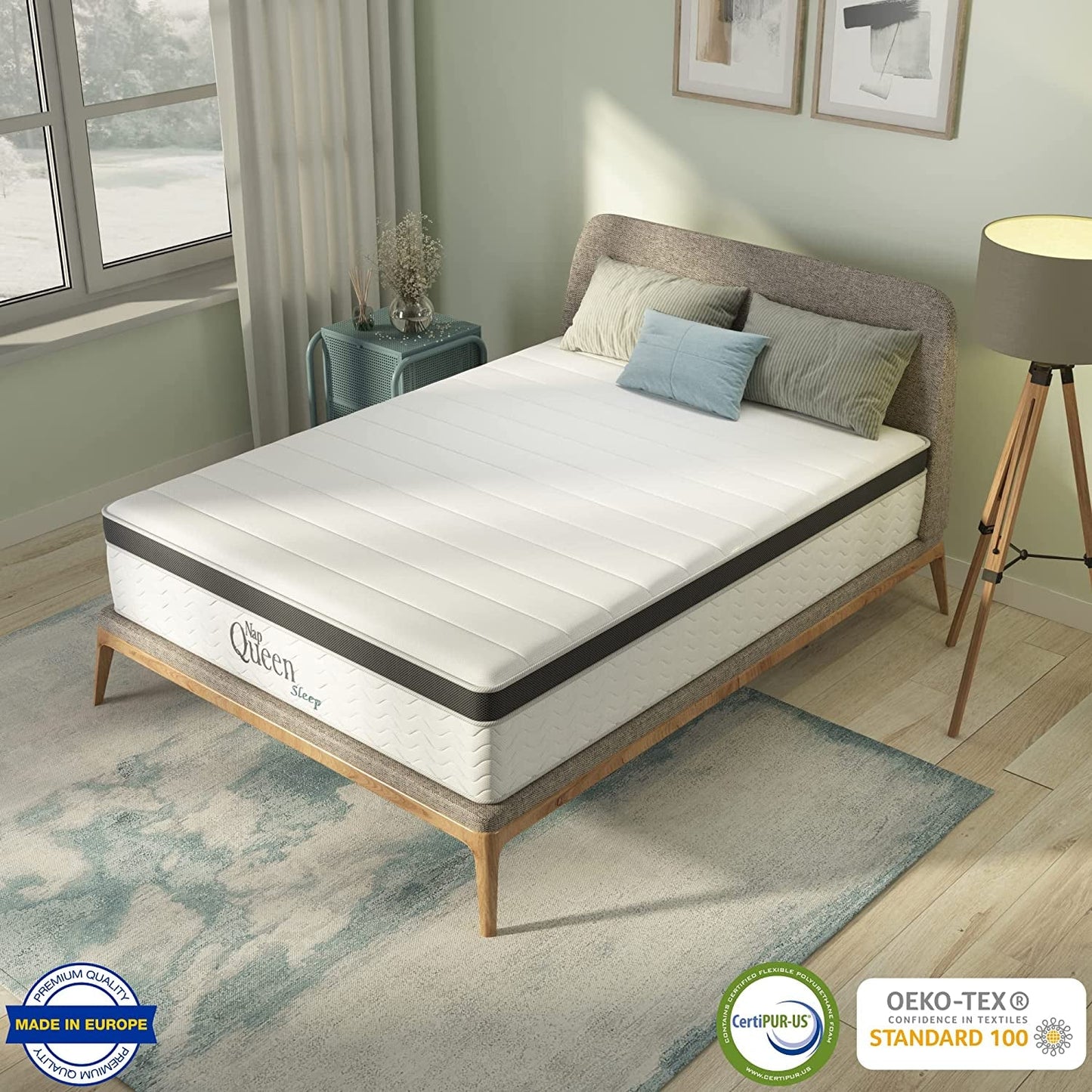 Twin Size Cooling Gel Memory Foam Hybrid Mattress
