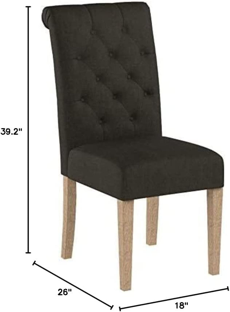 Charcoal Tufted Dining Chairs ShipItFurniture