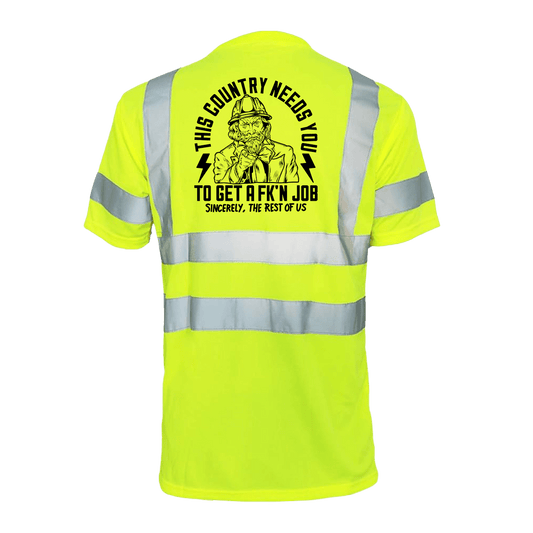 Your Country Needs You - Reflective Safety T-Shirt Armed American Supply