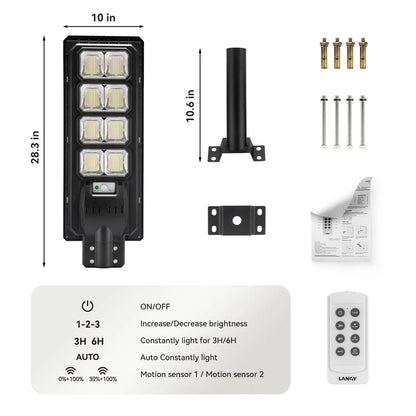 150W 200W solar street lights - ES03 Series Langy Solar Lights