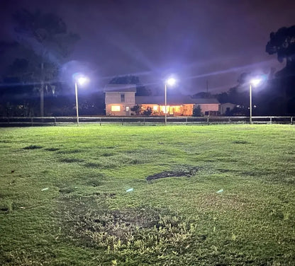 4 Pack Solar Parking Lot Lights (Bracket Included) - 20,000 Lumens Langy Solar Lights