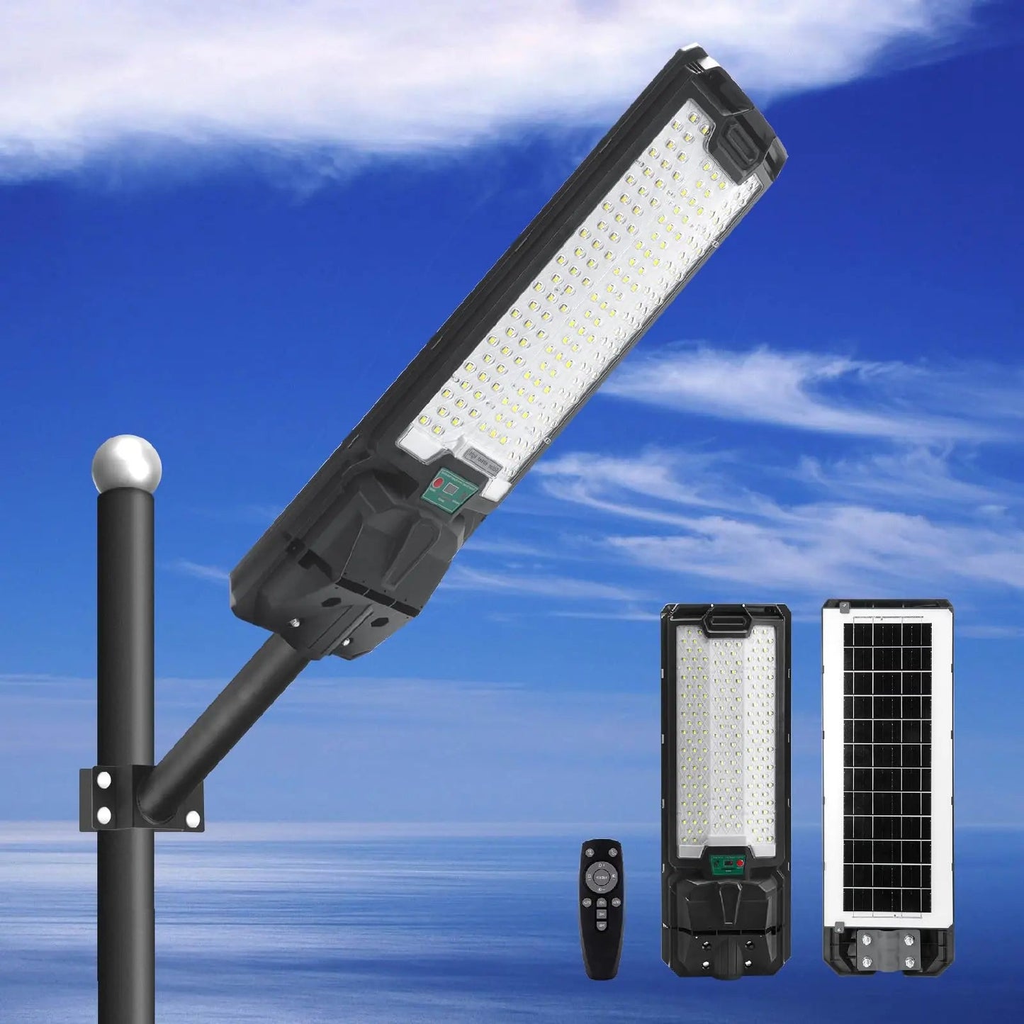 200W All in one solar Parking Lot Lights -30,000 lumens - Get it from Bo