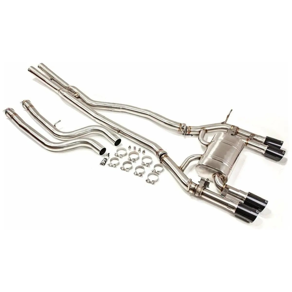 2015-2020 BMW M3 | M4 F8x | Satinless Steel Valvetronic Exhaust System with Carbon Tips - Get it from Bo