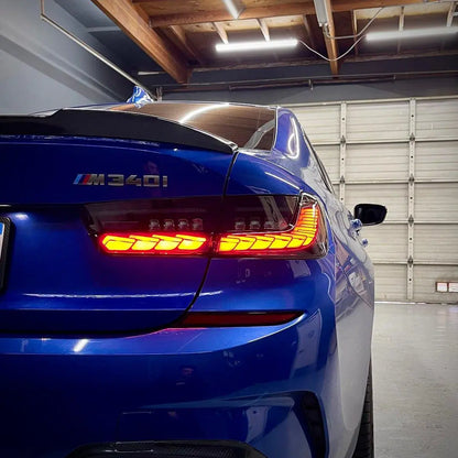 2019+ BMW G80/G20/G28 3 Series - GTS OLED STYLE TAIL LIGHTS - Factory Red - Get it from Bo