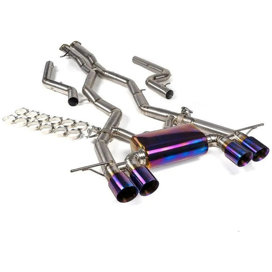 2020+ VR Performance BMW M3 | M4 G8x Titanium Valvetronic Catback Exhaust With 102mm Tips - Get it from Bo