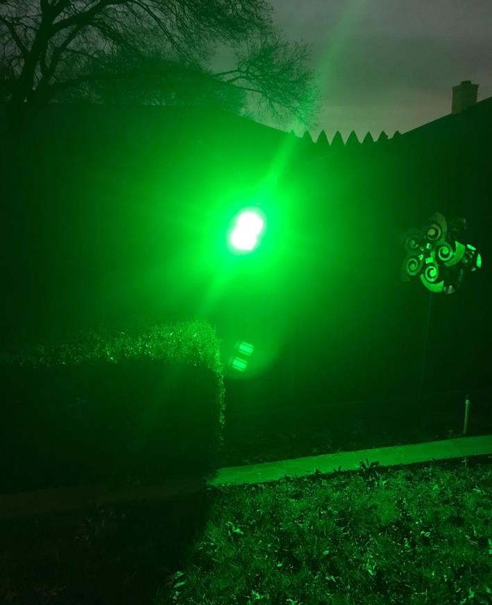 Solar Green Light for Hunting Hogs Deer,Fish light -15,000lumens Langy Solar Lights