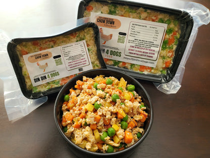 Chicken and Turkey  Combo - case includes 24, 8oz meals - Get it from Bo