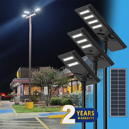 Commerical Solar Power LED Parking Lot Light - 2 Years Warranty Langy Solar Lights