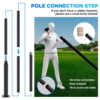 1200W Solar Street Light with Pole - 30,000 Lumens Langy Solar Lights