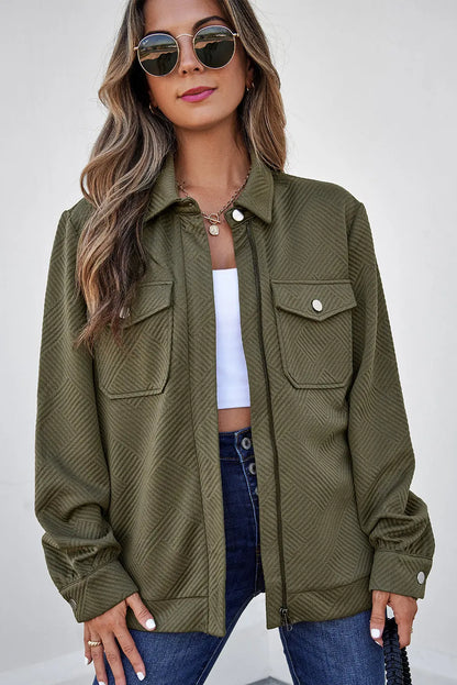 Remi Zip Up Flap Shirt