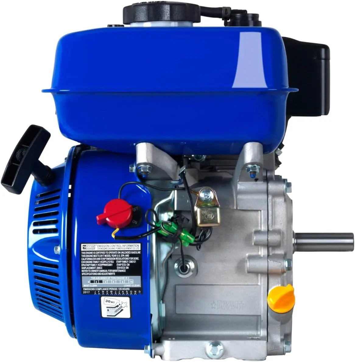 208cc 3/4-Inch Shaft Recoil Start Gasoline Engine - Get it from Bo